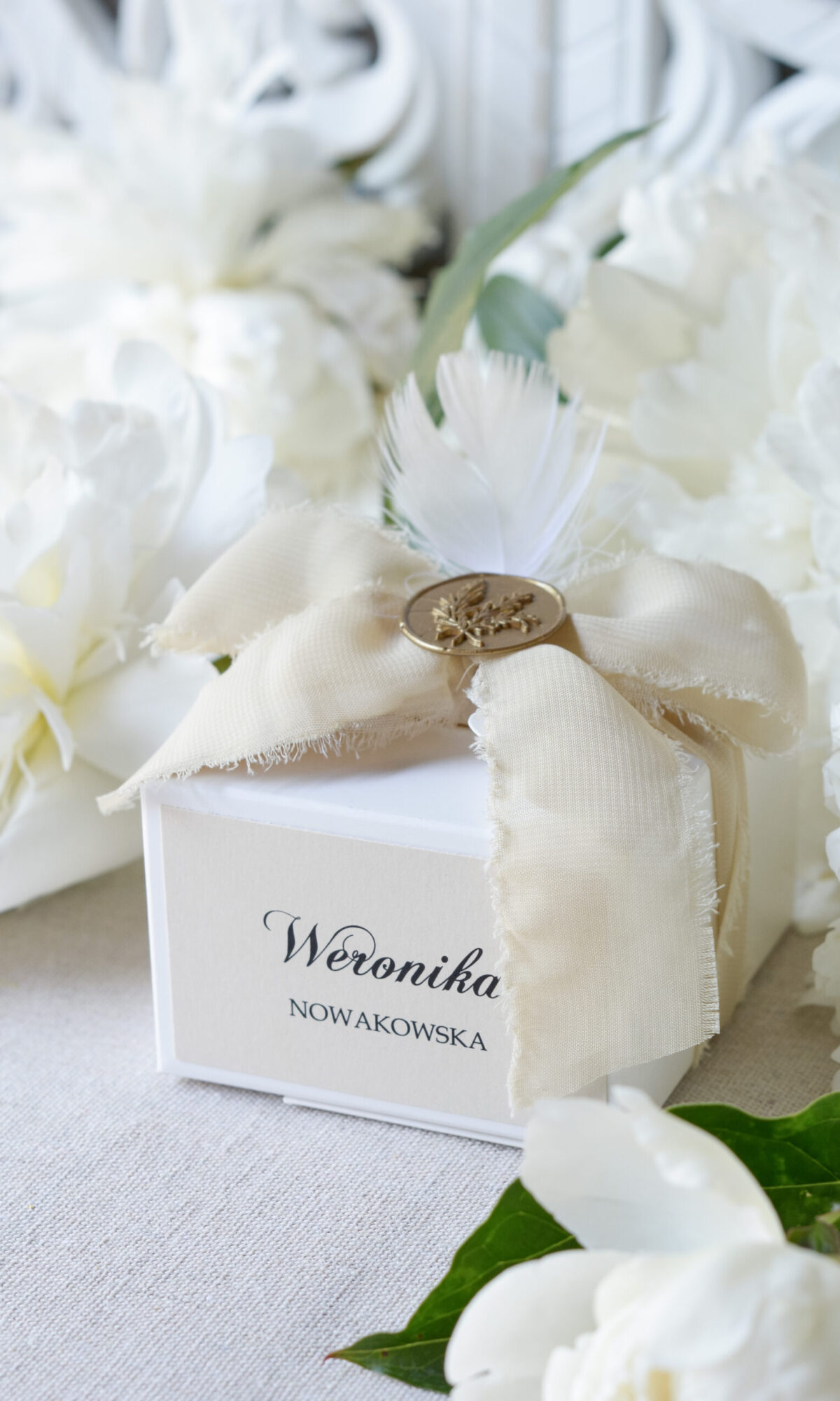 Winietka z podziękowaniem dla gości 2w1 Wzór WI-01