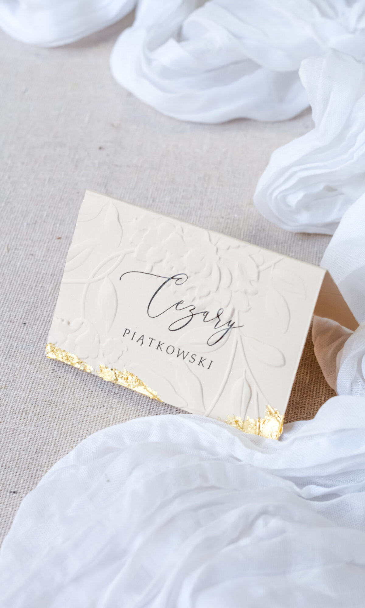 Winietki weselne z tłoczeniem WI-07