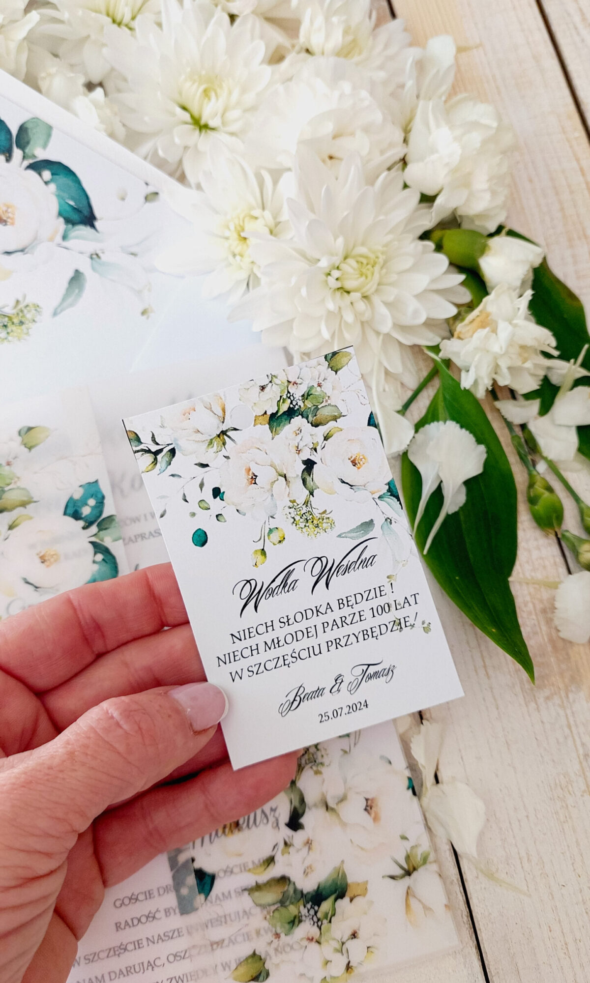 Zawieszka na wódkę weselną ZA-02