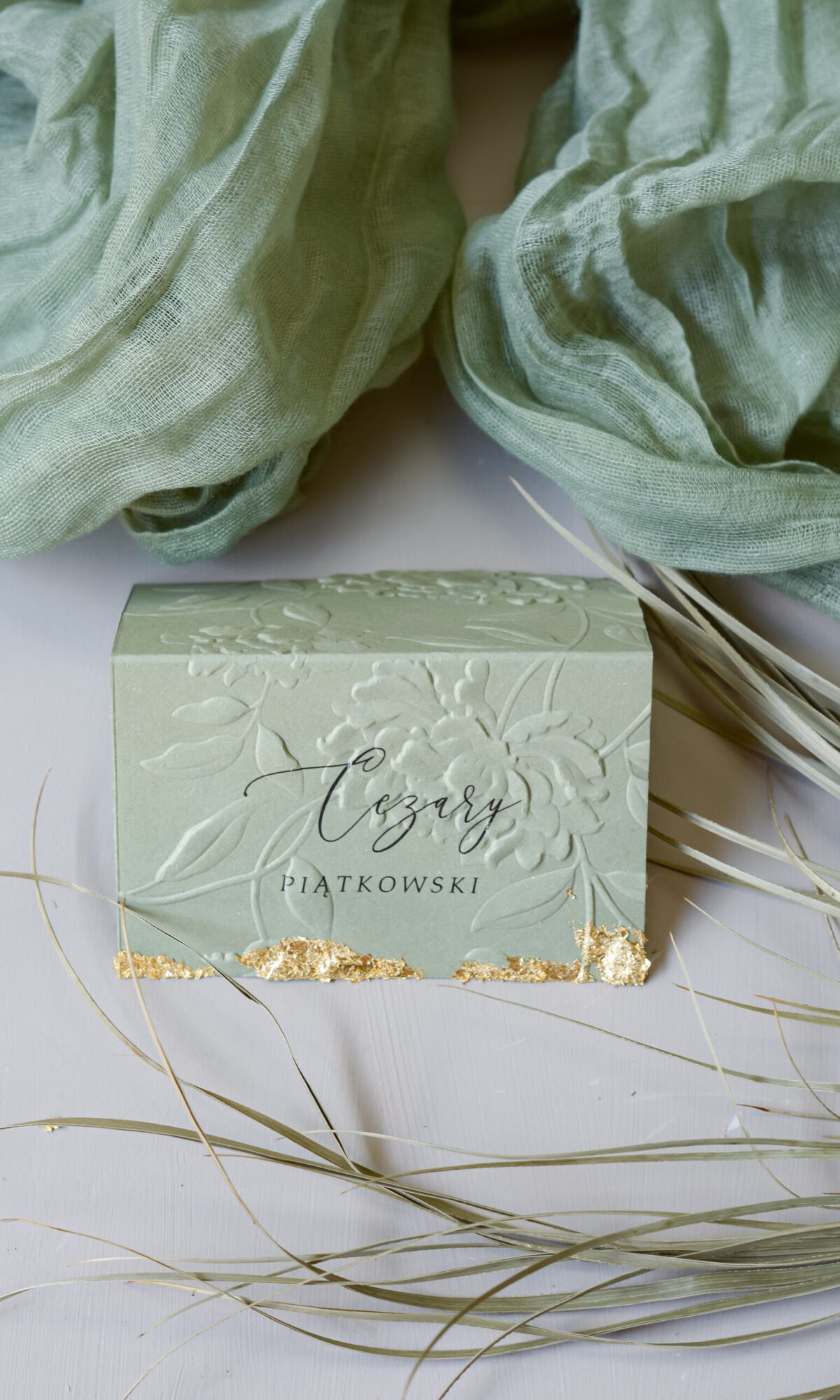 Winietki weselne z tłoczeniem WI-35