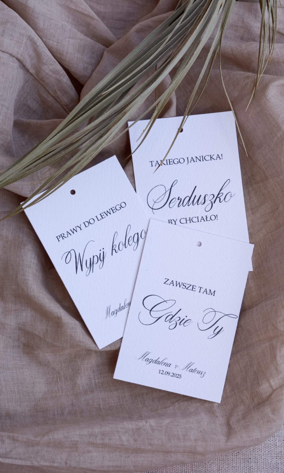 Minimalistyczne zawieszki na wódkę ZA-05