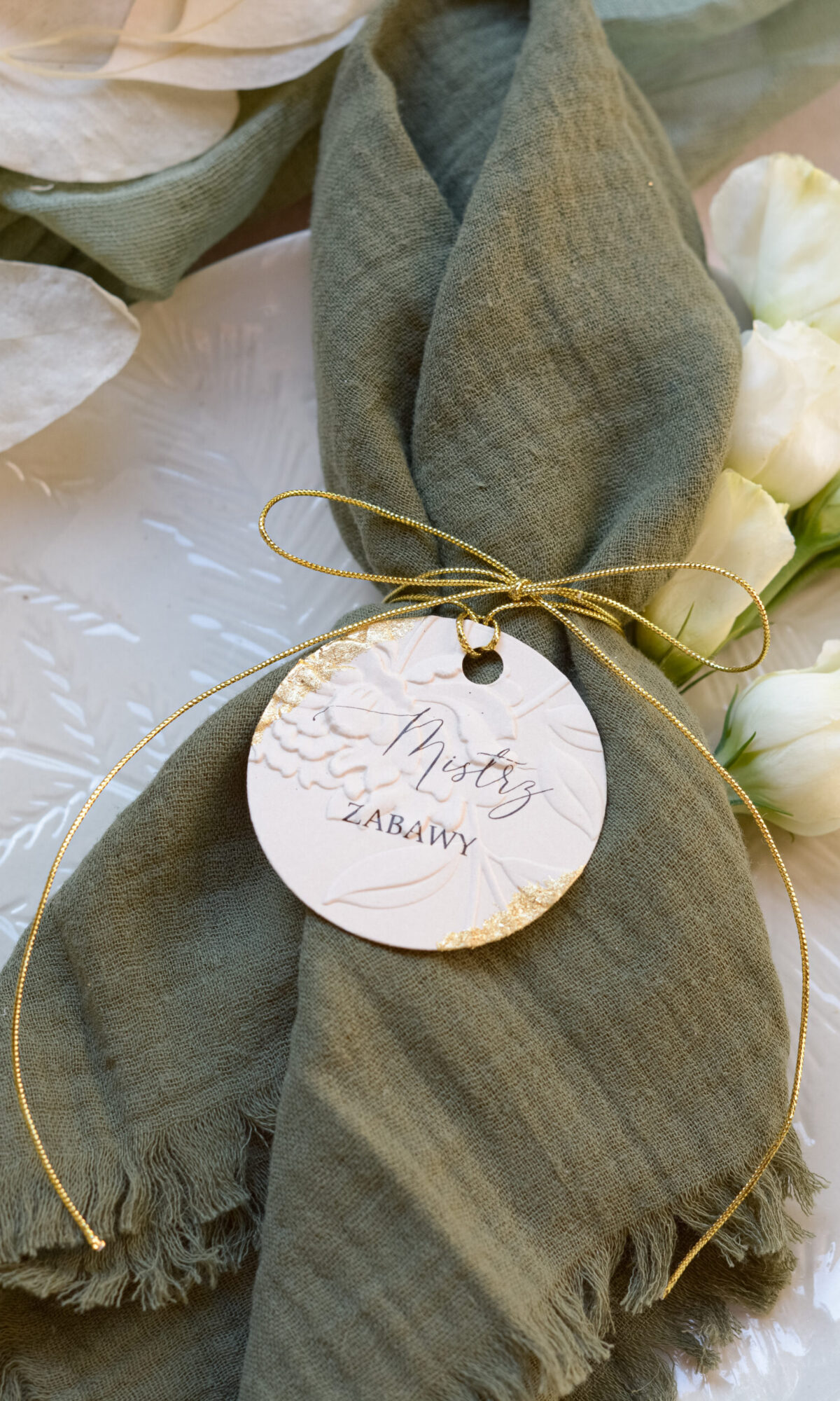 Winietki z tłoczenie, okrągłe WI-65