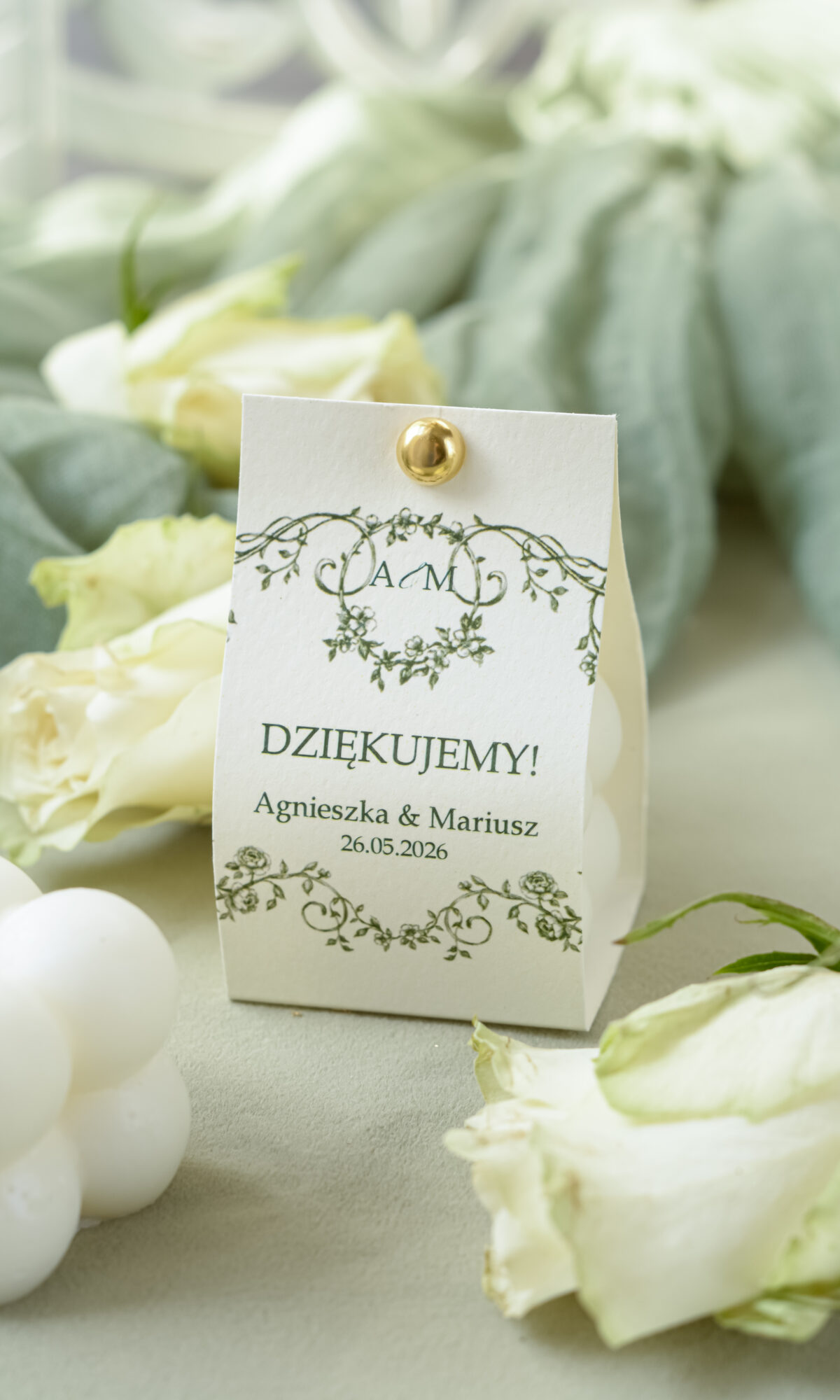 MINI ŚWIECA SOJOWA BUBBLE - PODZIĘKOWANIA DLA GOŚCI WESELNYCH PDZ-22