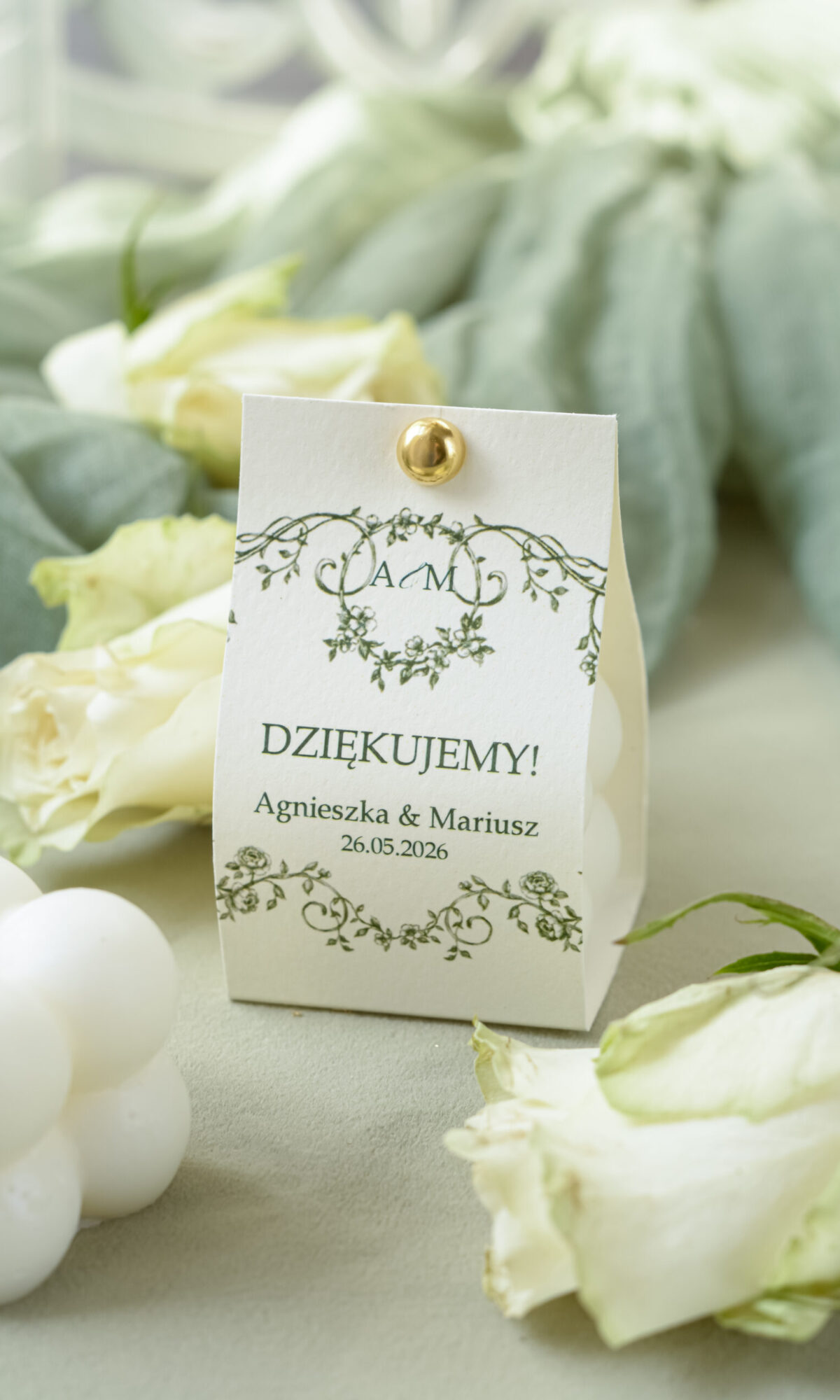 MINI ŚWIECA SOJOWA BUBBLE - PODZIĘKOWANIA DLA GOŚCI WESELNYCH PDZ-22